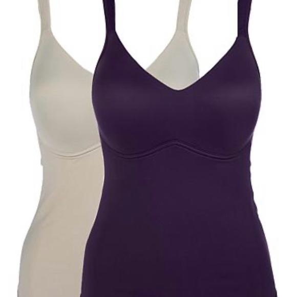 Rhonda Shear 2-Pack Molded Cup Camisole Set NWOT - Picture 1 of 1